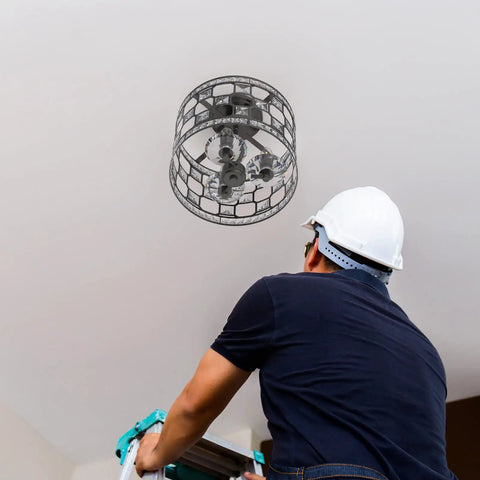 Crystal Decor Semi Flush Mount Ceiling Light Fixture In Modern Farmhouse Style, Easy Install For Bedroom, Dining Room, Hallway, And Living Areas, Elegant Glass Crystals, Classic Design, 11.8 Inch Diameter