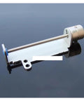 2 Phase 4 Wire Stepper Motor Operating As An 8Mm Travel Linear Slide Actuator with a metal housing and threaded slider.