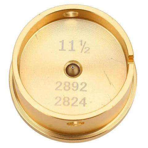 Premium Aluminum Watch Movement Base Repair Stand For 2892 And 2824 Movements, gold tone, top view