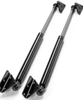 Heavy Duty 20 Inch Gas Struts Delivering 200 Pound Rock Solid Lifting Power For Sturdy Lid Mounting With Integrated One Piece Brackets.
