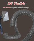 Tough As Nails Flexible Welding Smoke Extract Arm Kit With Sleek Stainless Steel Hood And Multiple Sizes Fume Extraction Hose, 360° flexible hose.