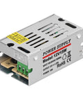 Solid As A Rock Regulated Switching Power Supply 12 Volt 0.25 Amps 15 Watt Led Driver in compact aluminum housing.