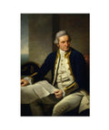 Captain James Cook Canvas Poster For Modern Home Walls In Kitchens Bathrooms Bedrooms Offices And Other Spaces 20x30 Inch Unframed Or Framed Dope Wall Art For A Fresh Vibe, portrait of explorer in uniform, 20x30 inch canvas.