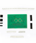 Hands On SMD Practice Kit For Soldering Skills And SMT Projects, DIY Electronics Training Board with circuits and components.
