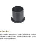 Heavy Duty Flanged Sleeve Bearings Compatible With 25mm Shafts And 28mm Bores to enable smooth rig transitions, black POM bushing.