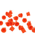 Flat Fan Spray Tip For Agriculture, Pro Grade Even Spray Distribution Replacement Nozzles, Drift Reduction At Low Pressure, 20 Pack, Orange