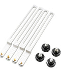 Four Piece BGA Jig Fixture Set For Rework Station, aluminum alloy PCB clamp tools, handy BGA accessories for soldering.
