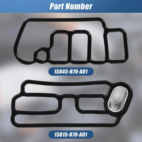 Honda VTEC Solenoid Valve Gasket For Acura Honda Models Oil Leak Prevention With Premium Rubber Core Triple Seal Technology