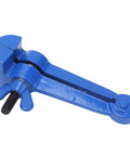 50mm Mini Hand Vise With Carbon Steel Build And Non Slip Jaw, Locking Clamps For Precise Small Parts Work, Handy Boss Grade Tool For Maintenance, Model Making, Jewelry Crafting And Electronics Projects blue
