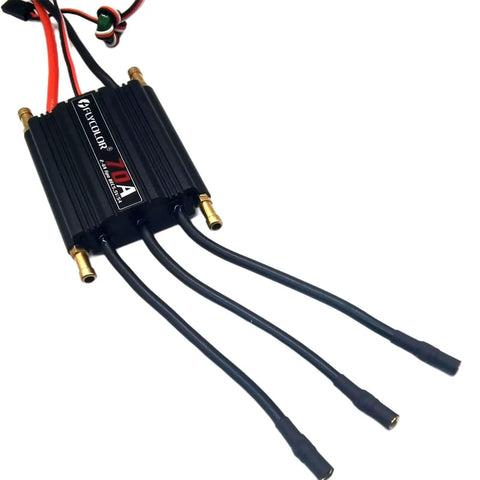 70A Waterproof Brushless ESC Electronic Speed Controller With 5.5V 5A BEC And XT60 3.5mm Banana Head Connector for RC Boats
