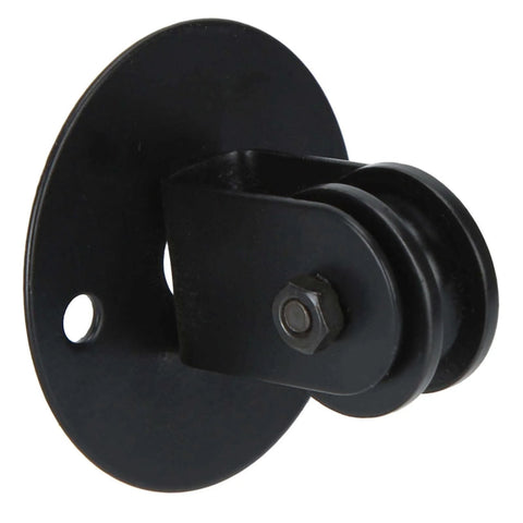 Chandelier Pulley Lighting Kit With Black Iron Wheel Bearing Rod For Easy Pendant Lifts And Swag Lamp Installations, DIY Decor Upgrade