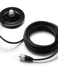 Magnetic Ham Radio Antenna Mount With SO239 Connector 16.4 Foot Coax Cable PL259 Ready For CB VHF UHF HF Mobile Radios