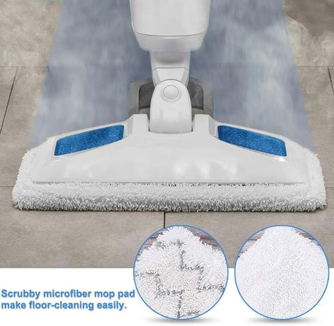 10 Pack Steam Mop Pads Replacement for Bissell PowerFresh Steam Mop 1940 1440 1806 Series in use on tile floor