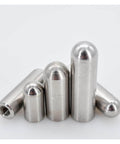 304 Stainless Steel Internal Thread Dowel Pin With Female Thread For Alignment And Connection, various sizes displayed