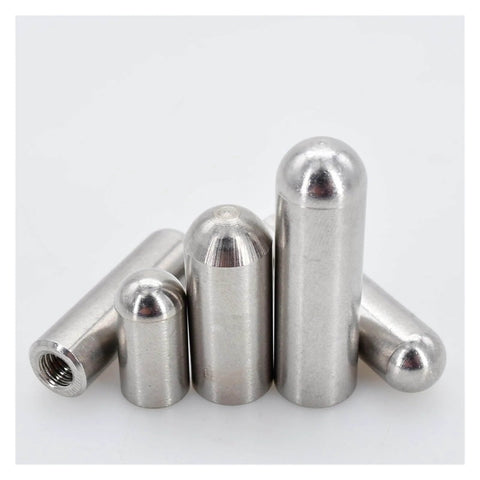 304 Stainless Steel Internal Thread Dowel Pin With Female Thread For Alignment And Connection, various sizes displayed