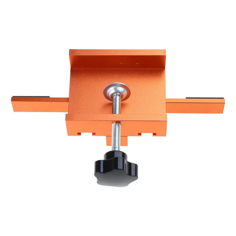 Easy Cabinet Door Mounting Clip And Installation Tool for secure kitchen cabinets in orange color with adjustable knob