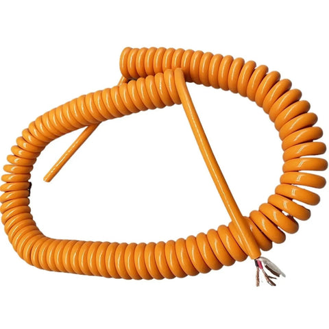 Heavy Duty Coiled Extension Cord Designed Badass Tough With Rock Solid 17 Awg Copper And Oil Resistant Polyurethane That Reaches Six Meters for tough jobs
