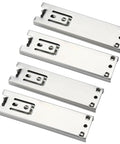 4 pieces of 5 Inch Drawer Slides Full Extension Ball Bearing Drawer Runners Side Mount With Smooth Nylon Wheels For Kitchen Cabinets Wardrobes And Dressers 44.1 Pound Capacity Soft Close