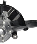 Heavy Duty Front Right Wheel Bearing And Hub Assembly Built Tough With Loaded Knuckle, black metal design for Ford Lincoln Mercury models.
