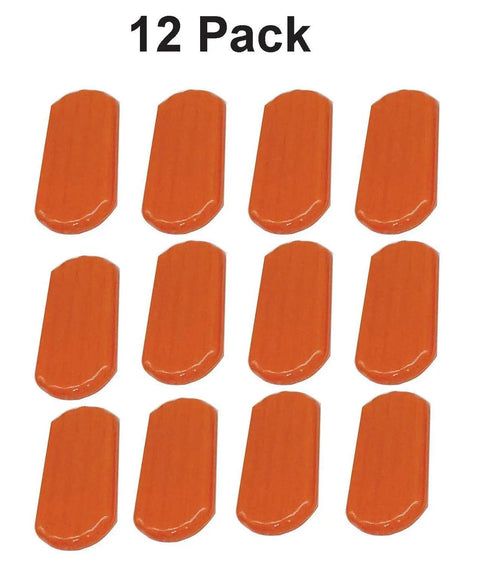 Badass High Voltage Battery Terminal Safety Covers For Electric Vehicles Sae Orange Insulated Caps 12 Pack, orange polymer caps in a grid.