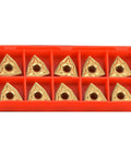 10 Pack WNMG 432 Carbide Insert Blades For CNC Lathe Turning, Beefy High Density Coated Inserts With Superior Wear Resistance