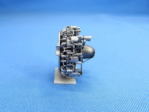 Side view of 1/48 Bristol Mercury Aircraft Accessories Resin Model Kit Detail Set, showing engine upgrade.