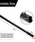 Horizontal Hydraulic Jack Handle 2 Ton Replacement For Automotive Cars With Included Rubber Gloves Compact Portable Tool