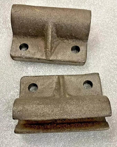Tailgate Hinge Pair for Jeep CJ2A CJ3A CJ3B CJ5 CJ6 Rear Gate Mount Replacement with Hardware Floor Mount Steel Hinges