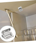 Soft Close Metal Cabinet Door Hinge With Damping High Torque 3 Nm Thickened Zinc Alloy Silver Finish shown in kitchen setup