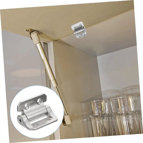 Soft Close Metal Cabinet Door Hinge With Damping High Torque 3 Nm Thickened Zinc Alloy Silver Finish shown in kitchen setup