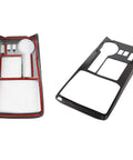 Dope ABS Carbon Fiber Gear Panel And Shifter Console Upgrade Revamps Your Toyota 4Runner Ride with two trim pieces.