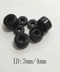 Pro Grade O Ring Seal Kit Set For Industrial, Automotive, And Food Processing Use, 3mm, 4mm, 4.5mm, 4.8mm ID With 9-18mm OD, TC And VC O-Rings, Heavy Duty, Wide Temperature Range -20 To 100 C, 0.3 Bar Working Pressure, Includes Assorted Sizes. Black O-rings 3mm/4mm ID.