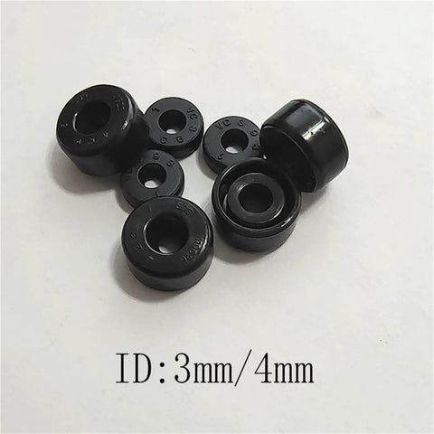 Pro Grade O Ring Seal Kit Set For Industrial, Automotive, And Food Processing Use, 3mm, 4mm, 4.5mm, 4.8mm ID With 9-18mm OD, TC And VC O-Rings, Heavy Duty, Wide Temperature Range -20 To 100 C, 0.3 Bar Working Pressure, Includes Assorted Sizes. Black O-rings 3mm/4mm ID.