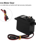 Beefy Metal Gear Sail Winch Servo Motor With Alloy Gears Analog Servo For Ship Rope Rewind High Precision Metal Gear System