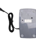 Top Shelf Foot Controller Pedal For Home Sewing Machines With Attached Cord Dead Even Speed Control Compatible With Eversewn Singer Huskystar Models Ironclad Replacement Piece, gray with cord.