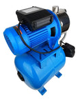 Powerhouse 1.6HP Shallow Well And Pressure Booster Pump 110V Stainless Steel Water Transfer Pump side view