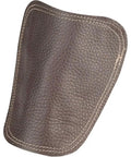 Close-up of brown cowhide leather used in Welding Foot Protector With Cowhide Leather Anti Spark Heat Resistant Shoe Covers