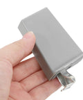 Close-up of Heavy Duty Soft Close Cabinet Hinges For Frameless Kitchen Cabinets, Concealed Design, compact gray metal hinge