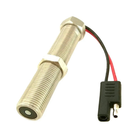 Magnetic Pickup RPM Sensor For Generator Sets And Industrial Machinery Replacement Part With Anti Vibration And Interference Resistant Performance, Stable Signal For Diesel Engines Portable Generators Power Units And Heavy Duty Equipment, threaded metal body
