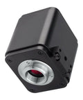 4K 30fps 8MP Microscope Camera With BSI CMOS Sensor, HDMI, LAN And WiFi, C Mount, side view showing compact design