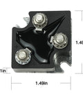 Top view of Outboard Regulator Rectifier Voltage Upgrade For Mercury Mariner 1976 To 1998 6 To 200HP Boats Replacement.