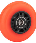 Inline Skate Wheels Set 64mm 70mm 72mm 76mm 80mm 85A With ABEC-9 Bearings 8-Pack Orange For Outdoor Indoor Rollerblades