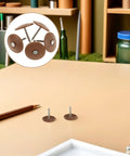 Bang For Your Buck Rock Solid Galvanized Roofing Nails With Plastic Washers For House Wrap Insulation Foam Board And Felt Sealing 200 Pack displayed on a table.