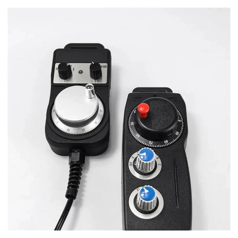 Handheld CNC Pulse Generator And Encoder For Machine Tools, Onsite Motion Control System with knobs and dial visible