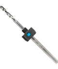 Spyder Hex8 3/8-in quick-change hole saw arbor with HSS pilot bit; black collar with blue Spyder logo