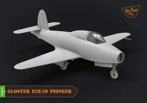 Gloster E28/39 Pioneer 1 To 72 Scale Aircraft Model Kit With 84 Plastic Parts And 12 Photoetched Parts 107 Mm Length And 123 Mm Wingspan Easy Build For Hobbyist Builders New In Box model view