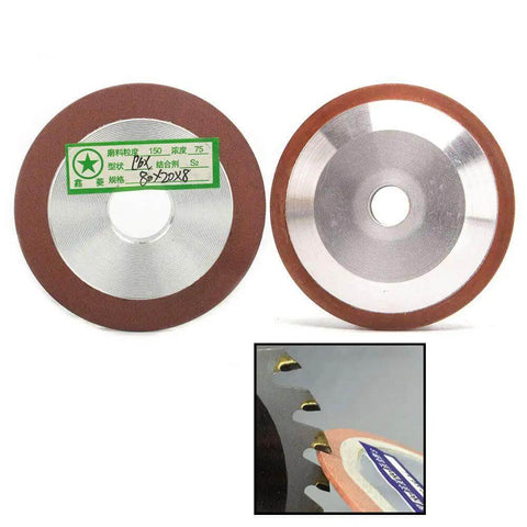 80mm Diamond Grinding Wheel Sharpener For Carbide Cutters And Metal Milling Tools Pro Grade Disc, Grit 150, Heavy Duty