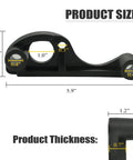 Exhaust Manifold Clamp Bolt Repair Kit For GM Vehicles with dimensions labeled, showing clamp body size and hole diameters.