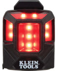 Rechargeable Safety Light With Magnet For Hard Hats And Helmets Red LED front view showing compact design