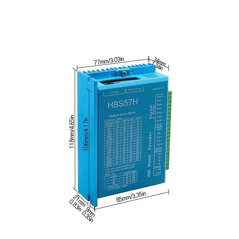 Servo Electronic Starter Driver For CNC Engraver Closed Loop 24 To 70 Volt DC 5 Amp 0 To 200 Kilohertz Stepper Controller image